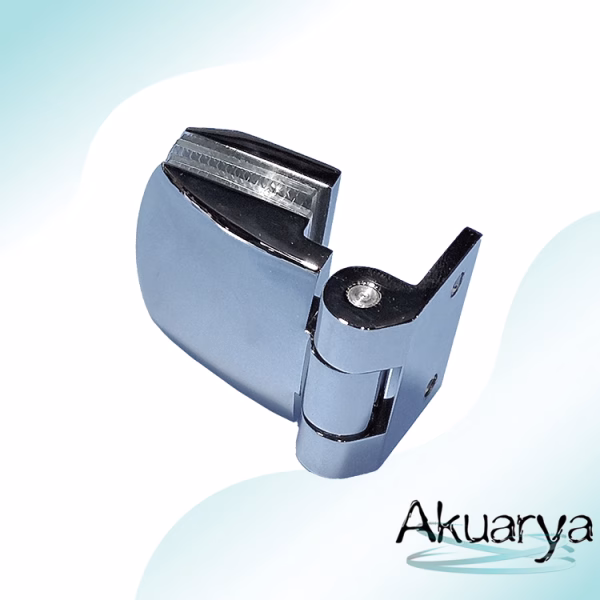 Bisagra pared vidrio cristal de 6- 8mm. Repuestos para mamparas de ducha de Akuarya.com